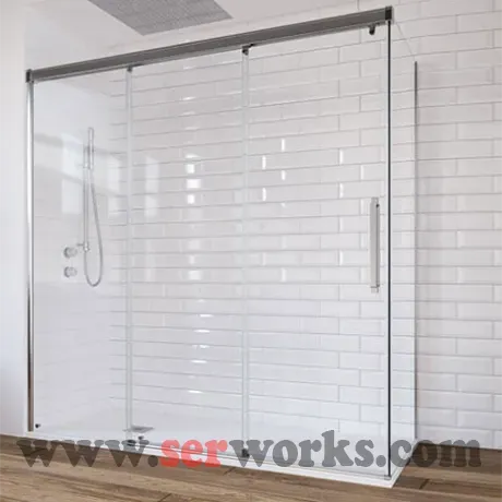 mamparas y fijos de cristal para duchas